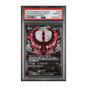 Galarian Moltres V Holo #078 PSA 10